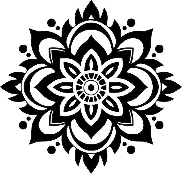 Mandala High Quality Vector Logo Vector illustration ideal for Tshirt graphic