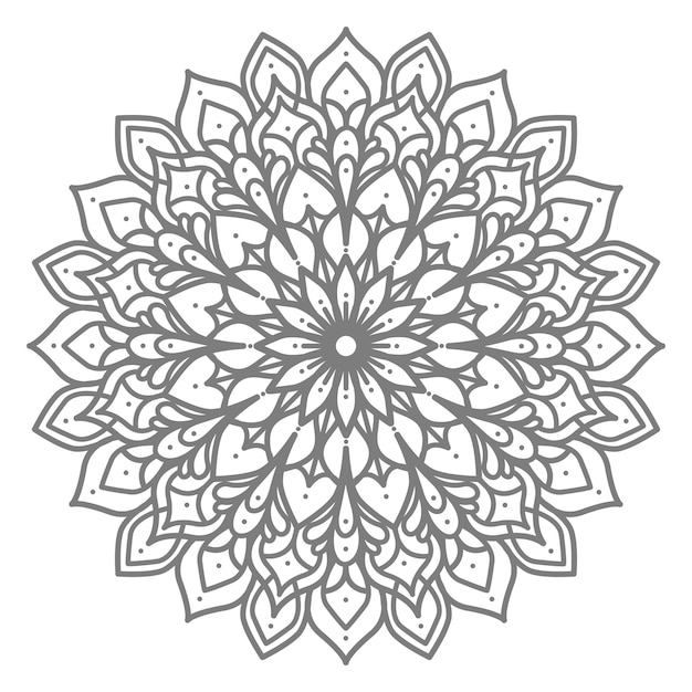 mandala illustration for decoration with ethnic oriental style