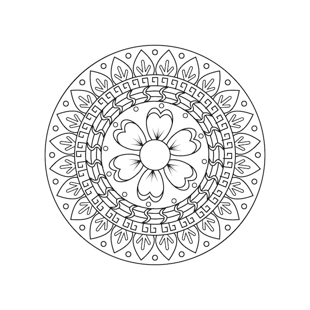 Mandala Linear Design