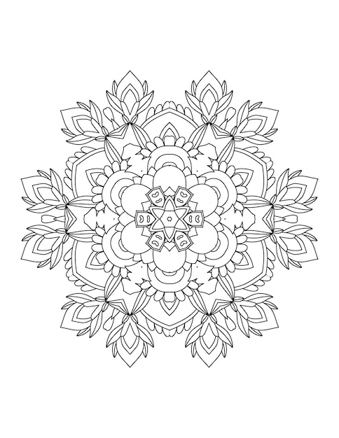 Mandala. Mandala Coloring Page. Adult Coloring Page.