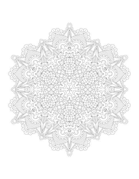 Mandala. Mandala Coloring Page. Adult Coloring Page.