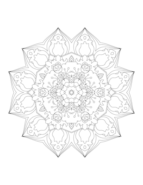 Mandala. Mandala Coloring Page. Adult Coloring Page.