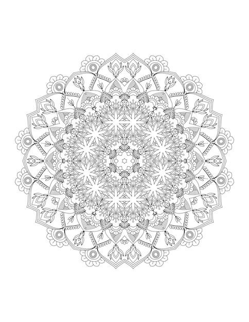 Mandala. Mandala Coloring Page. Adult Coloring Page.