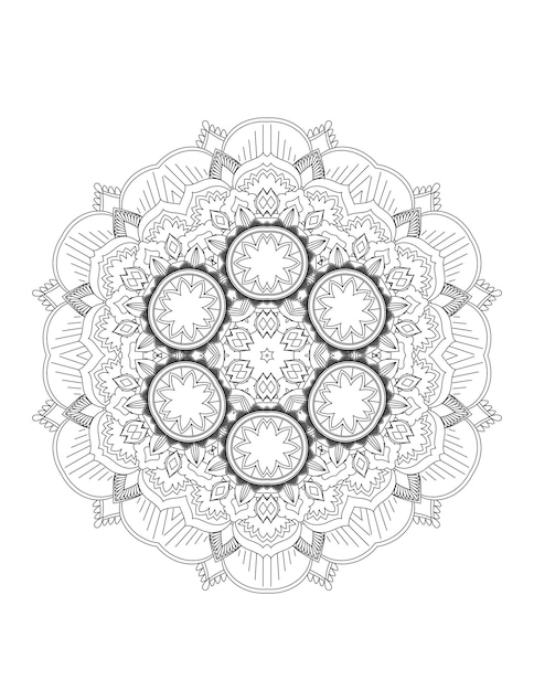 Mandala. Mandala Coloring Page. Adult Coloring Page.