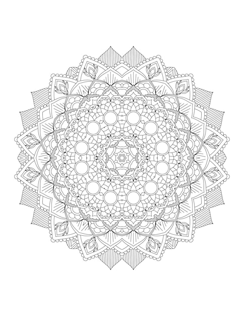 Mandala. Mandala Coloring Page. Adult Coloring Page.