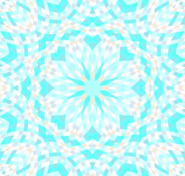 Mandala medallion geometric vector seamless pattern oriental des