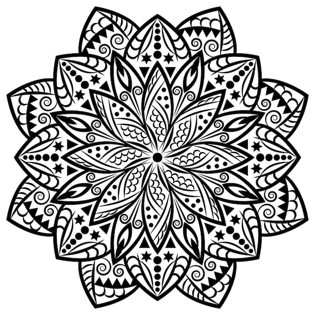 Mandala medallion ornament