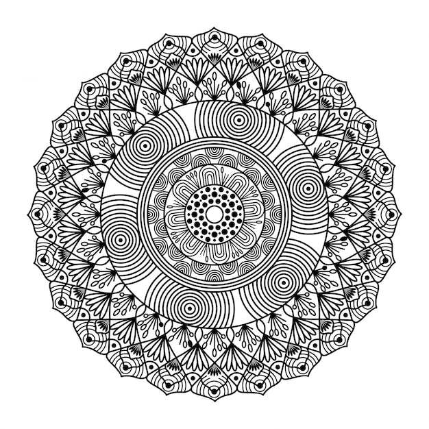 Mandala oriental style