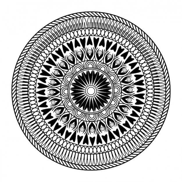 Mandala oriental style