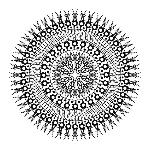 Mandala oriental style