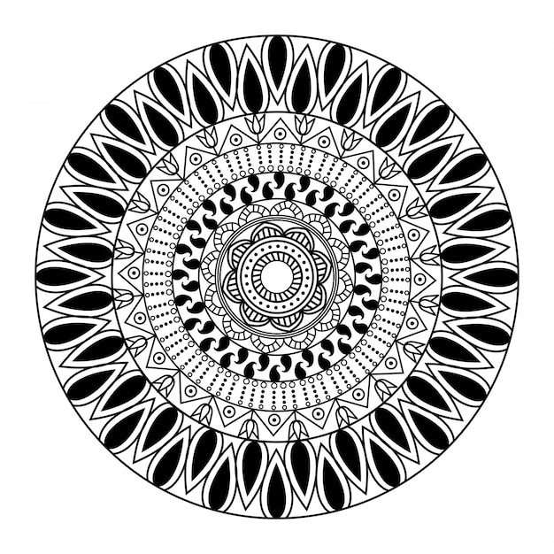 Mandala oriental style