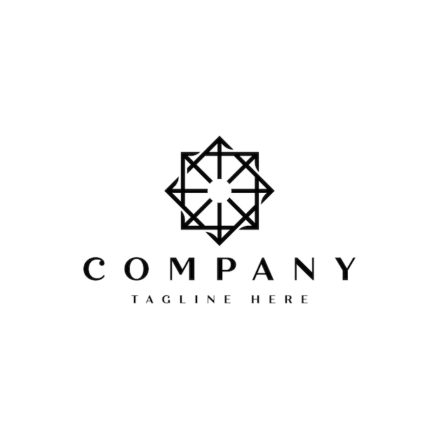 mandala ornament logo design