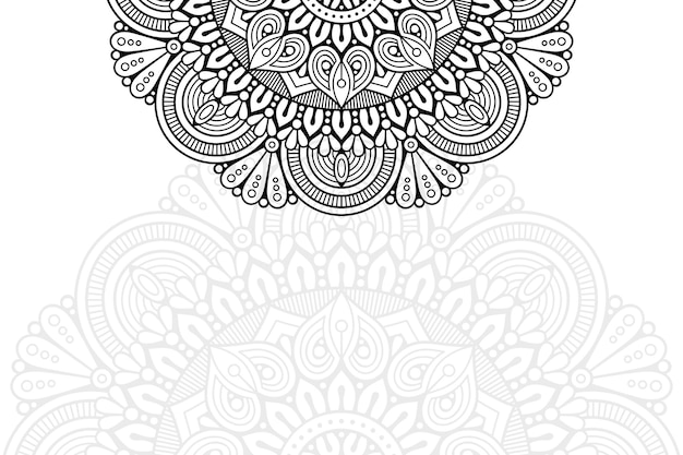 Mandala Ornament Pattern. Vintage decorative elements 