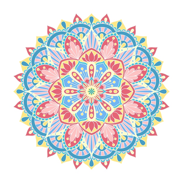 Mandala ornament. Vintage decorative elements.