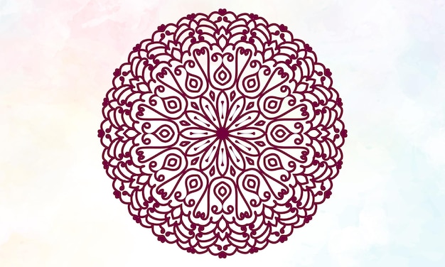 Mandala pattern vector print design Abstract background with ornament