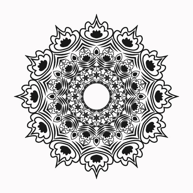 Mandala pattern vector print design Ethnic mandala decoration pattern design