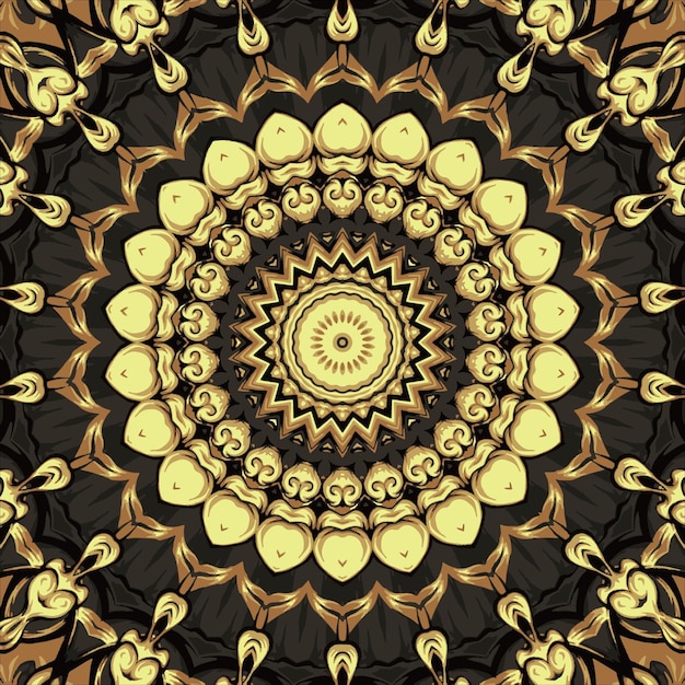 Mandala patterns on isolated background