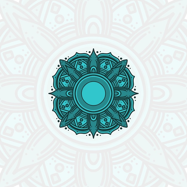 mandala for ramadan kareem background