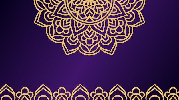 Mandala round ornament background template