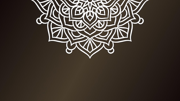 Mandala round ornament background template