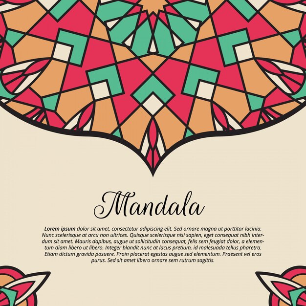 Mandala Vector Background