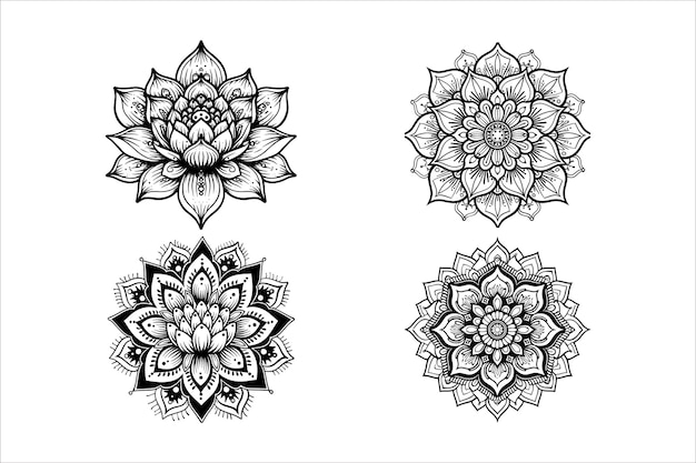 Mandala Vector Design Zen Mandala Design or Abstract Floral Mandala Design