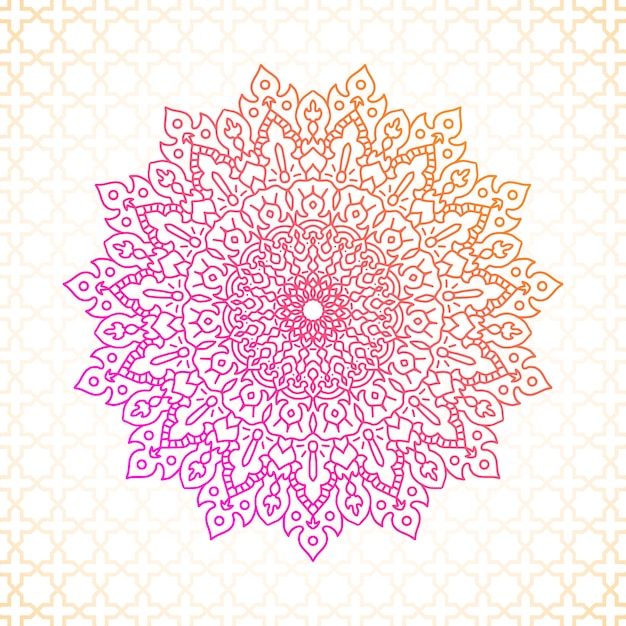 Mandala Vector Graphic  Islamic Ornamental