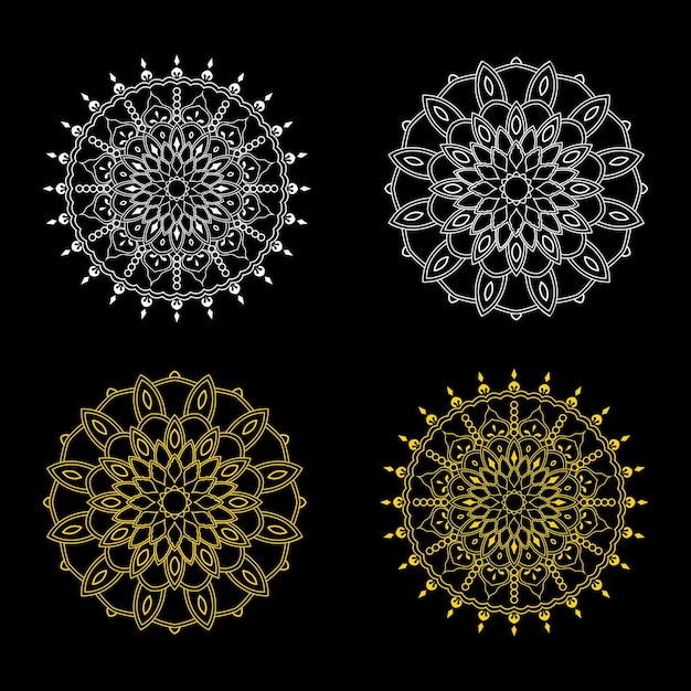 mandala vector icon template image