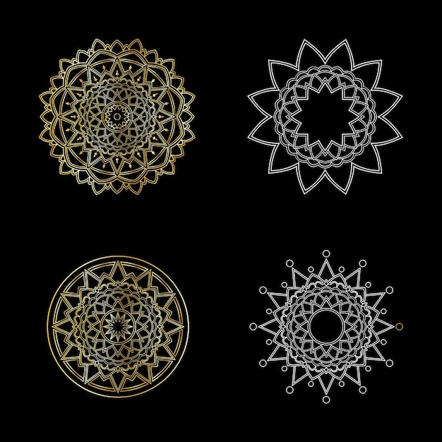 mandala vector icon template image