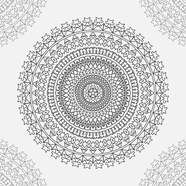 Mandala vector illustration, unique art design