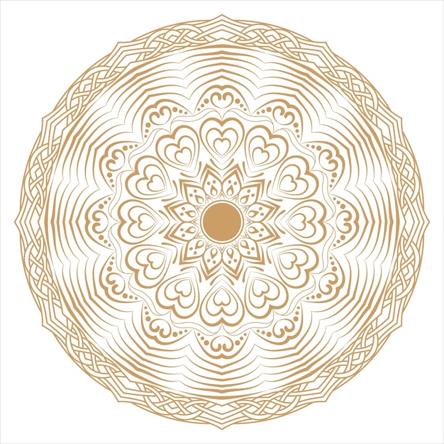 Mandala Vector Luxury Ornamental Art Pattern Design