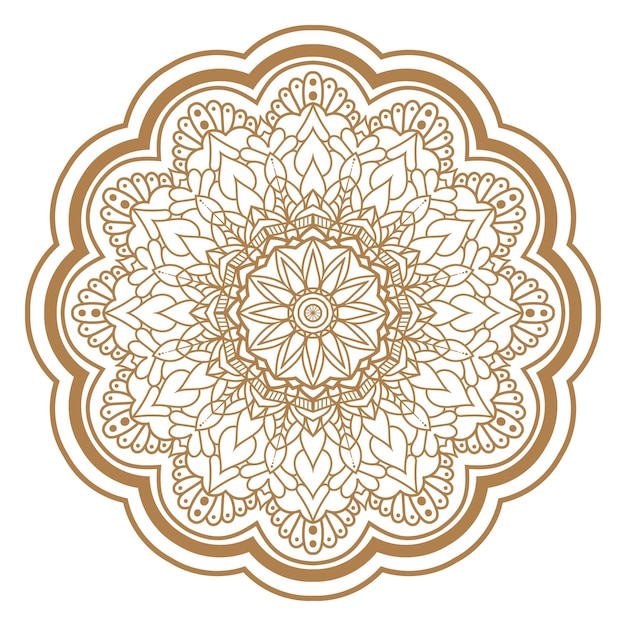 Mandala vector luxury ornamental design