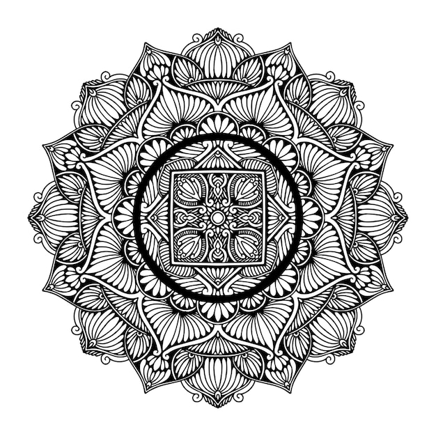 Mandalas coloring book, Oriental therapy, Yoga