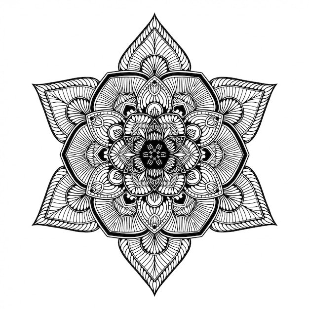 Mandalas coloring book, Oriental therapy