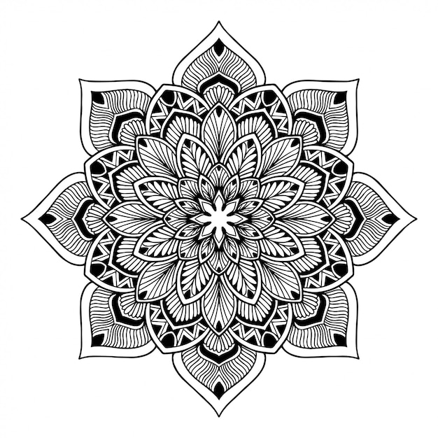 Vector mandalas coloring book