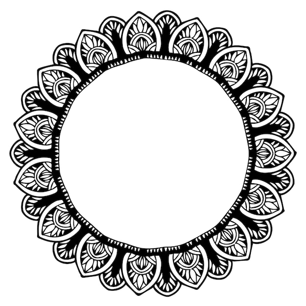 Vector mandalas coloring book