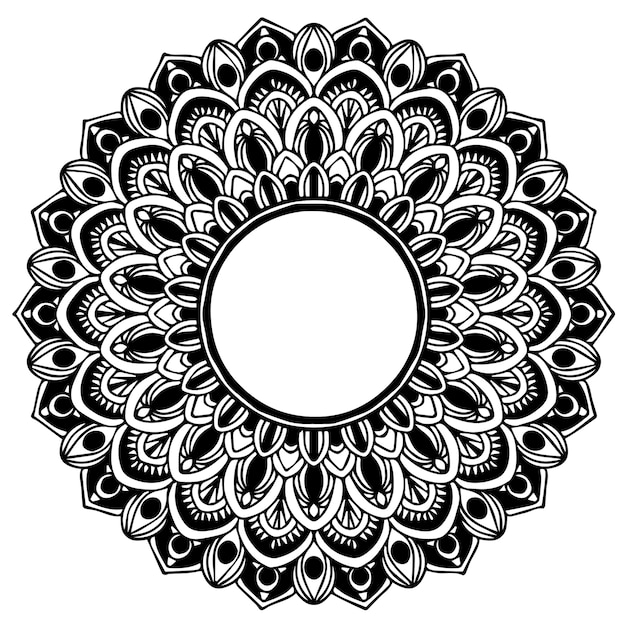 Vector mandalas coloring book