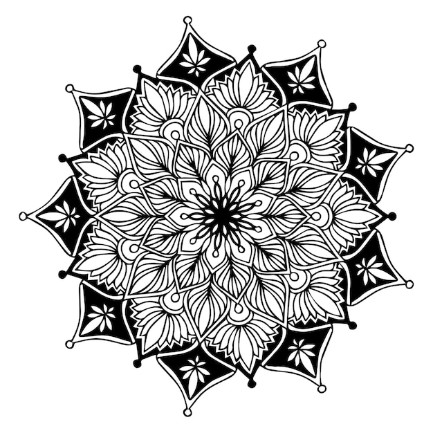 Vector mandalas coloring book