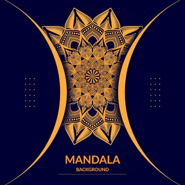 Mandela Background illustration Luxury mandala design