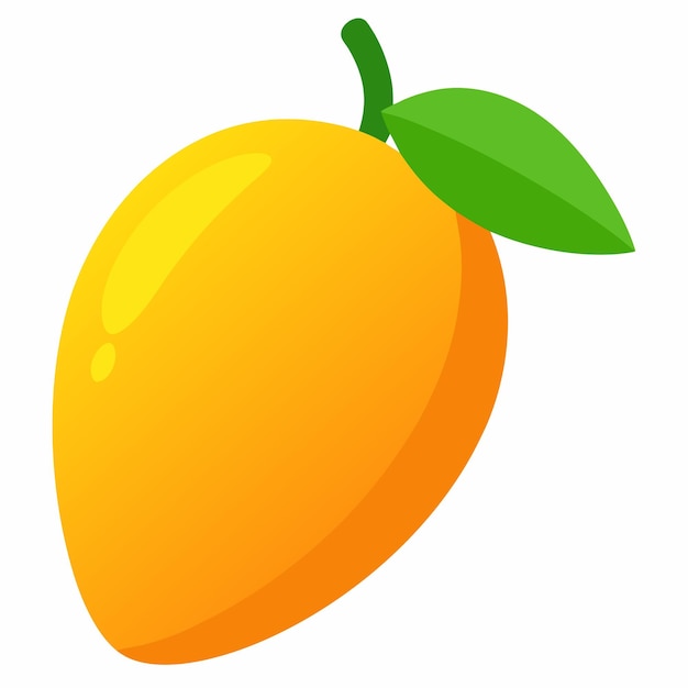 mango cartoon style vector design