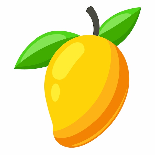 mango cartoon style vector design