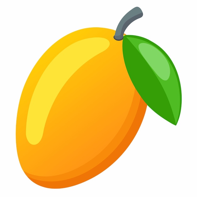 mango cartoon style vector design