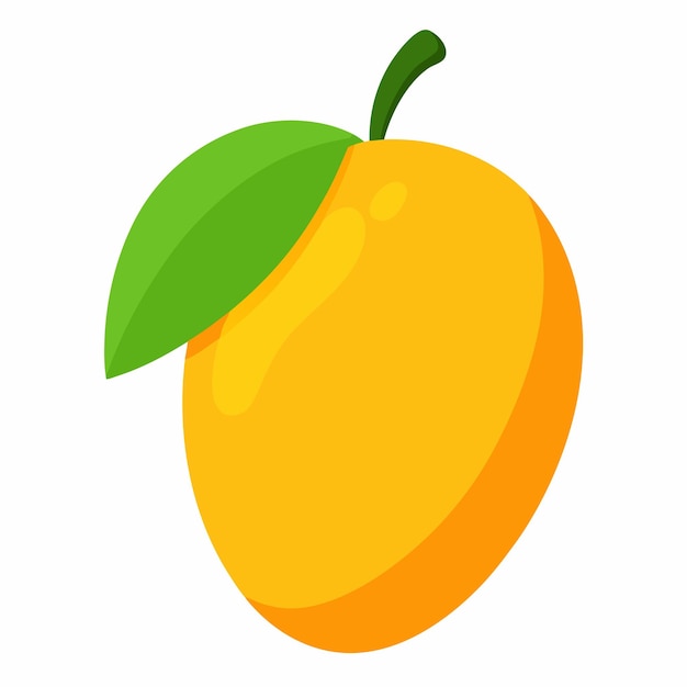 mango cartoon style vector design