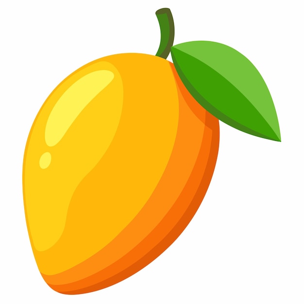 mango cartoon style vector design