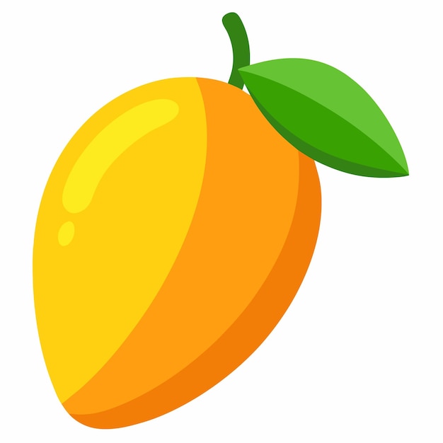 mango cartoon style vector design