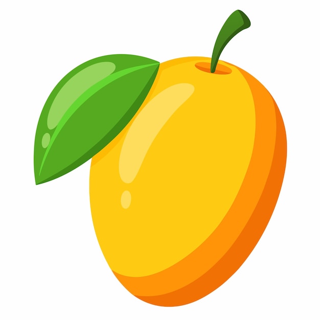 Vector mango cartoon style vector design