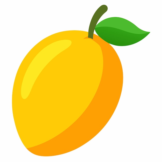 mango cartoon style vector design