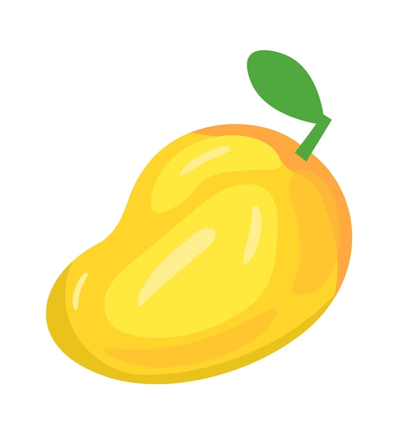 Mango Exotic Fruit Vector illustration