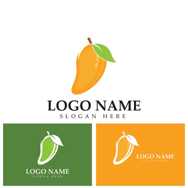 Mango icon vector illustration design template