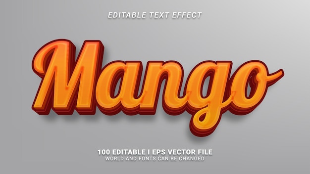 Mango Text Effect